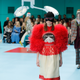 A model wears a creation as part of the Gucci women's Fall/Winter 2018-2019 collection, presented during the Milan Fashion Week, in Milan, Italy, Wednesday, Feb. 21, 2018. (AP Photo/Antonio Calanni)